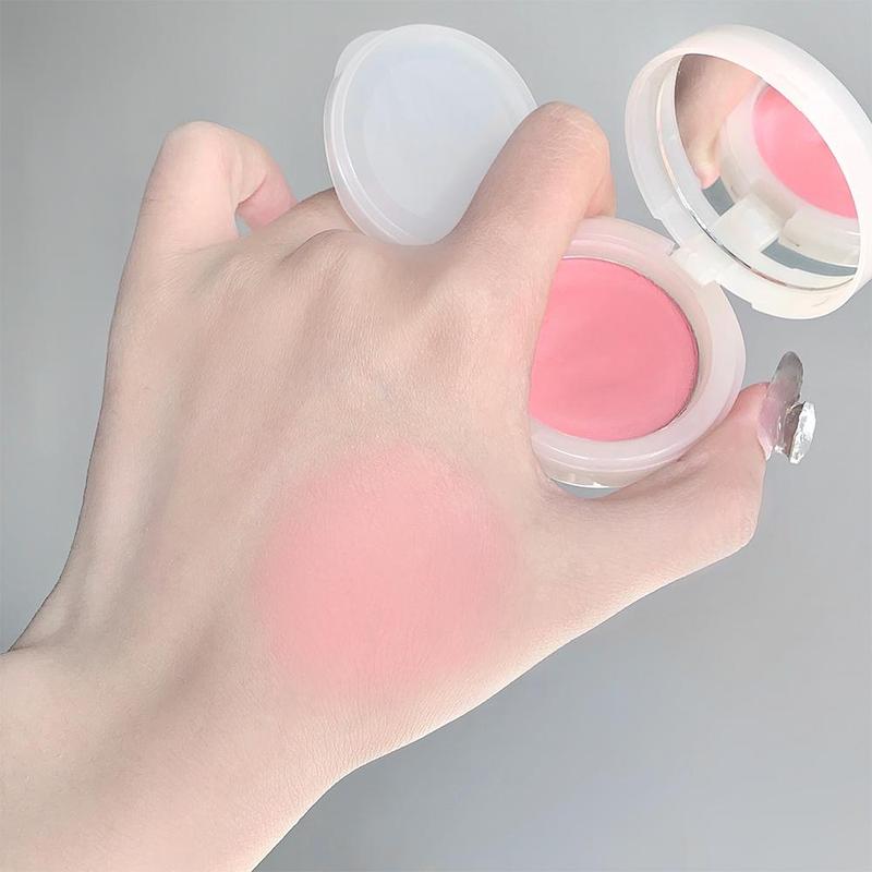 Long Lasting Air Cushion Blush, 1 Count Single Color Makeup Blusher Palette, Suitable for All Skins