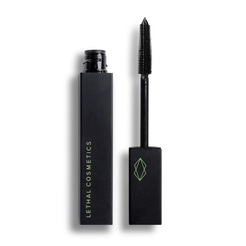 Lethal Cosmetics Charged Mascara - Vegan Tubing Mascara for Lengthening, Curling, and Separating Lashes Makeup Silicone