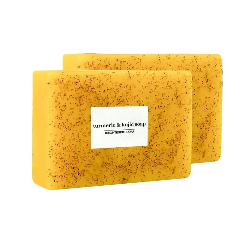 3PCS Lemon Turmeric KojicAcid Soap, Turmeric & Kojic Acid Brightening Soap, DarkSpot Remover, Kojic Acid Soap, Soap Body CareBody Wash Lemon Flawless Organic