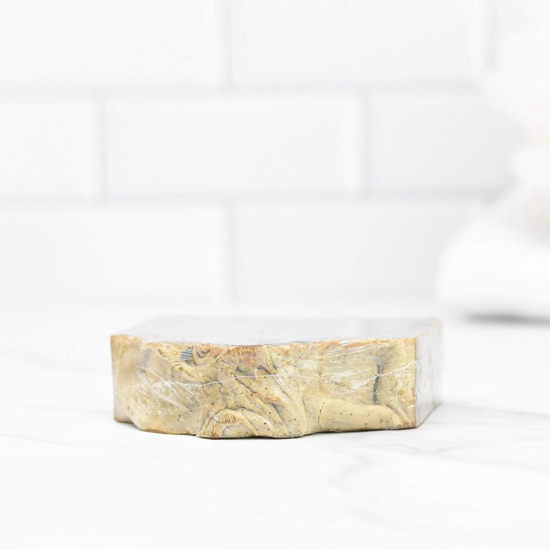 Coffee Scrub Bar Soap: Wood Shelf Cafe Coffee