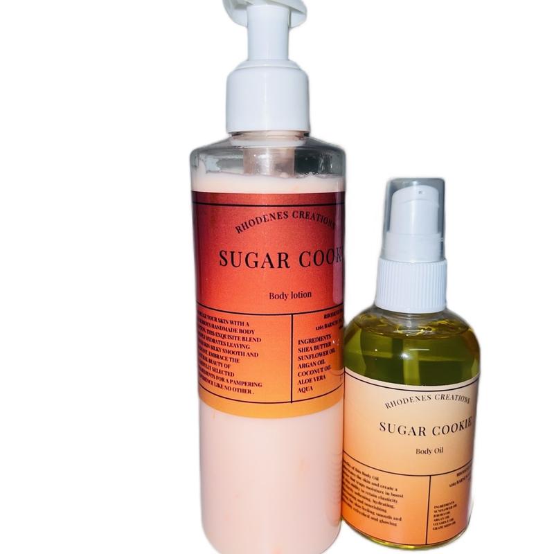 Sugar cookie body lotion & body oil