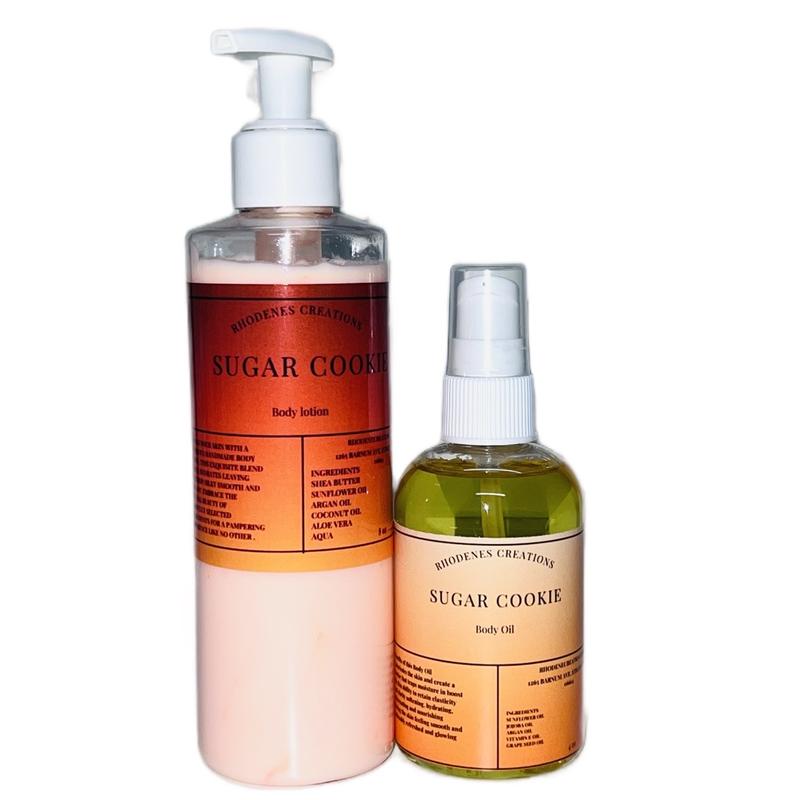 Sugar cookie body lotion & body oil