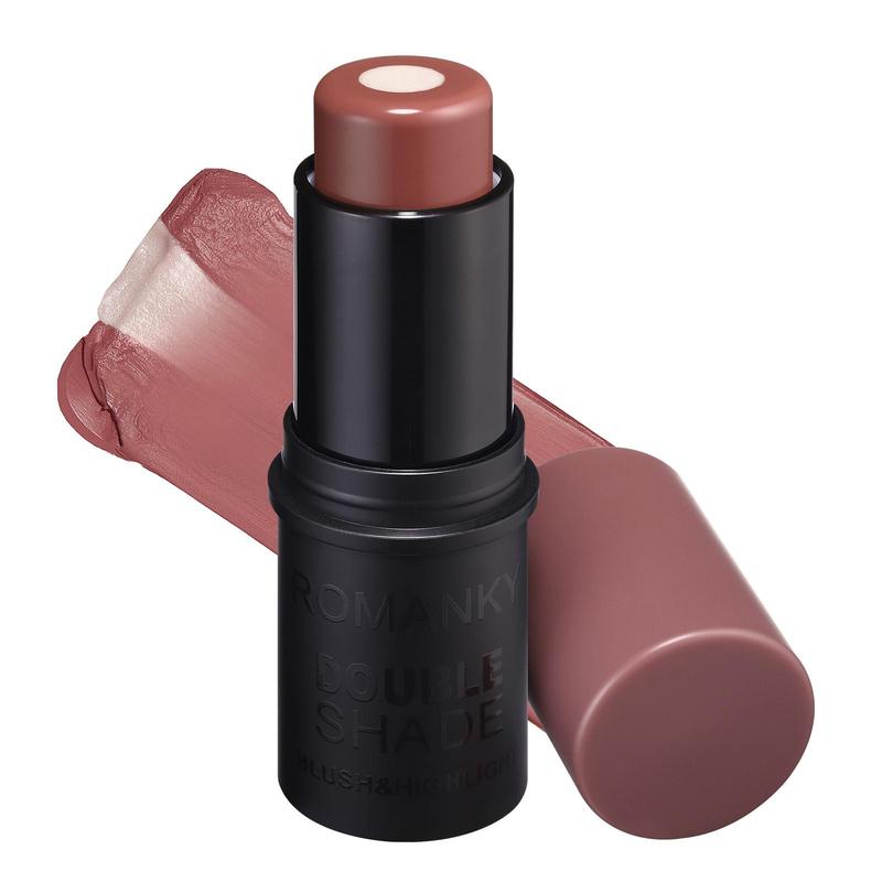 2 in 1 Matte & Luminous Core Solid Blush, Long Lasting Natural Brightening Blush Stick, Multifunctional Matte Blush Cream