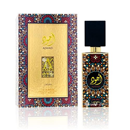 Lattafa Ajwad Eau De Parfum Spray for Unisex, 2.0 Ounce Perfume Fragrance perfume gift