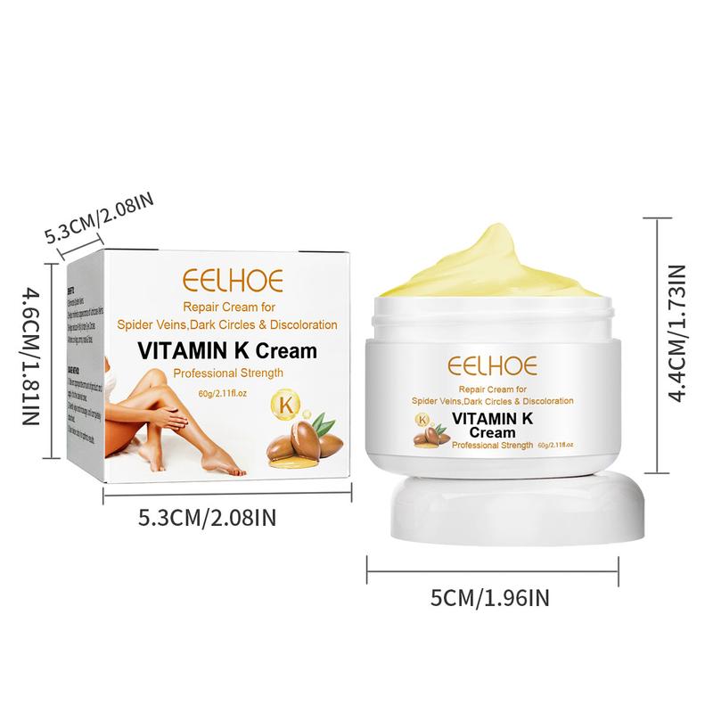 [EELOHE] Vitamin K Cream,Massage Cream,Moisturizing Cream,,Body Care,Moisturizing Leg Cream, Leg Massage Cream, Body Care Product for Women & Men Lotions Soothing