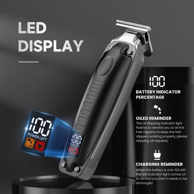 Sejoy Hair Clippers for Men, Hair Trimmer Professional Cordless Barber Clippers Hair Cutting Kits with LED Display Mens Gifts