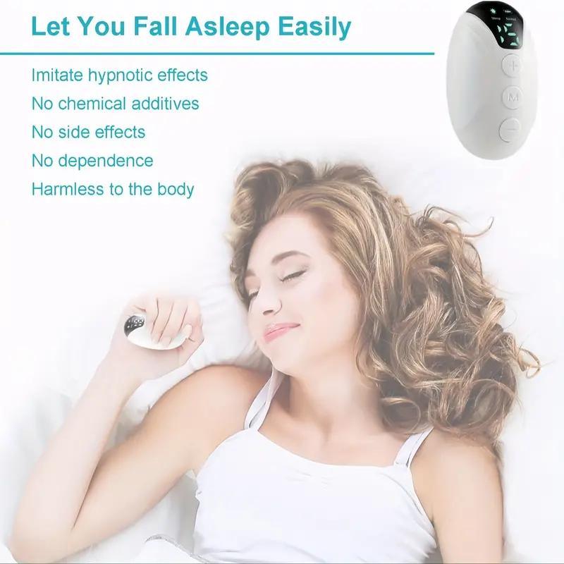 Sleep Aid Instrument, 1 Count USB Rechargeable Sleeping Aid Tool, Portable Sleep Aid Products for Travel, Electric Messager