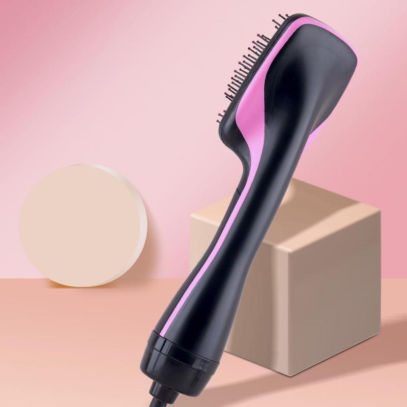 Intelligent Power-off Comb Design Hair Dryer, Quick Drying Hot Air Brush with Vent Design, Professional Hair Styling Tool for Gifts