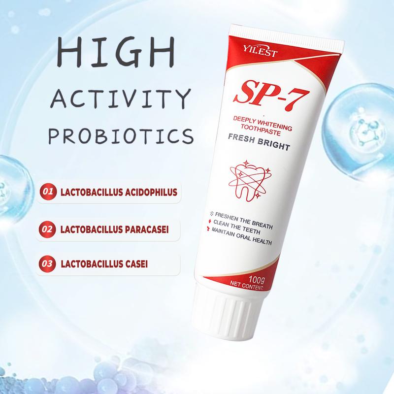 Yilest SP-7 [Triple Whitening] Probiotic Whitening Toothpaste,Oral Health,brighten toothpaste Cleansing