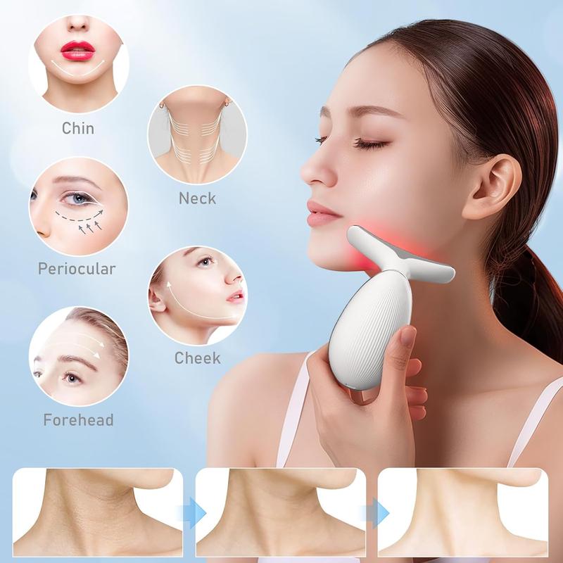 Multifunctional Facial Massager, 1 Count 160° Arc Shape  Neck Massager, Heating Facial Beauty Massagers, Beauty & Skincare Product