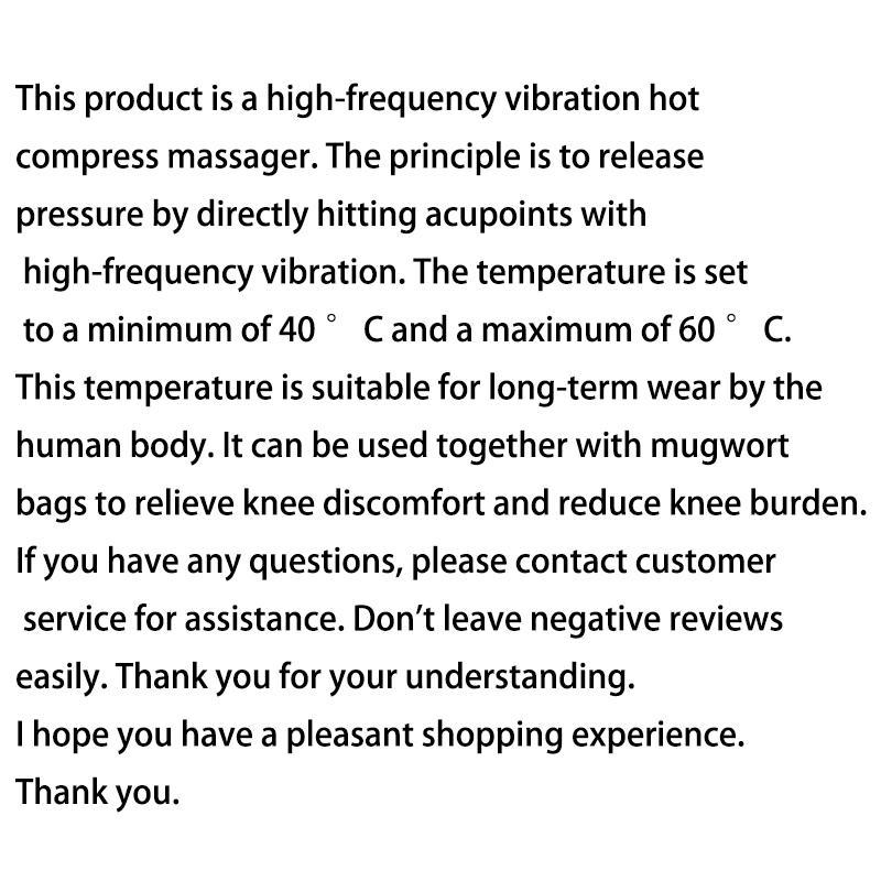 Comfort Heated Knee Massager, 1 Count Knee Massaging Insturment, Vibrating Heating Mode Leg Relaxation Massager, Portable Massage Instrument, Adjustable Mode Knee Heating Pad, Summer Gift