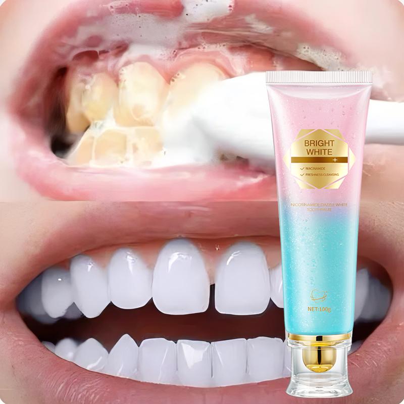 Niacinamide Intensive Whitening Toothpaste,Niacinamide Whitening Toothpaste,Remove Tooth Stains, Fresh Breath Oral Daily Sensitive Sensitive Sensitive