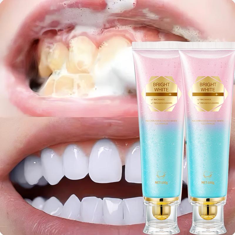 Niacinamide Intensive Whitening Toothpaste,Niacinamide Whitening Toothpaste,Remove Tooth Stains, Fresh Breath Oral Daily Sensitive Sensitive Sensitive