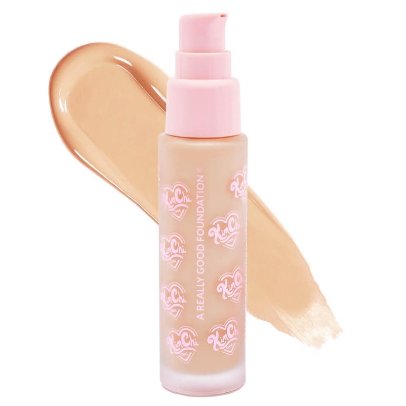 KimChi Chic A Really Good Foundation - Full Coverage - Vegan - Can also use as concealer Makeup Peach