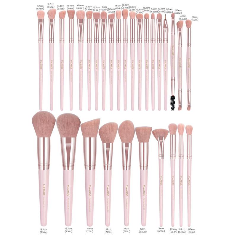 Professional Makeup Tool Set, 42pcs set Makeup Brushes & Powder Puffs & Storage Bag, Brush Makeup Set, Brushes Makeup, Multi-use Facial Makeup & Cleaning Accessories for Women & Girls, Makeup Brush Full Set