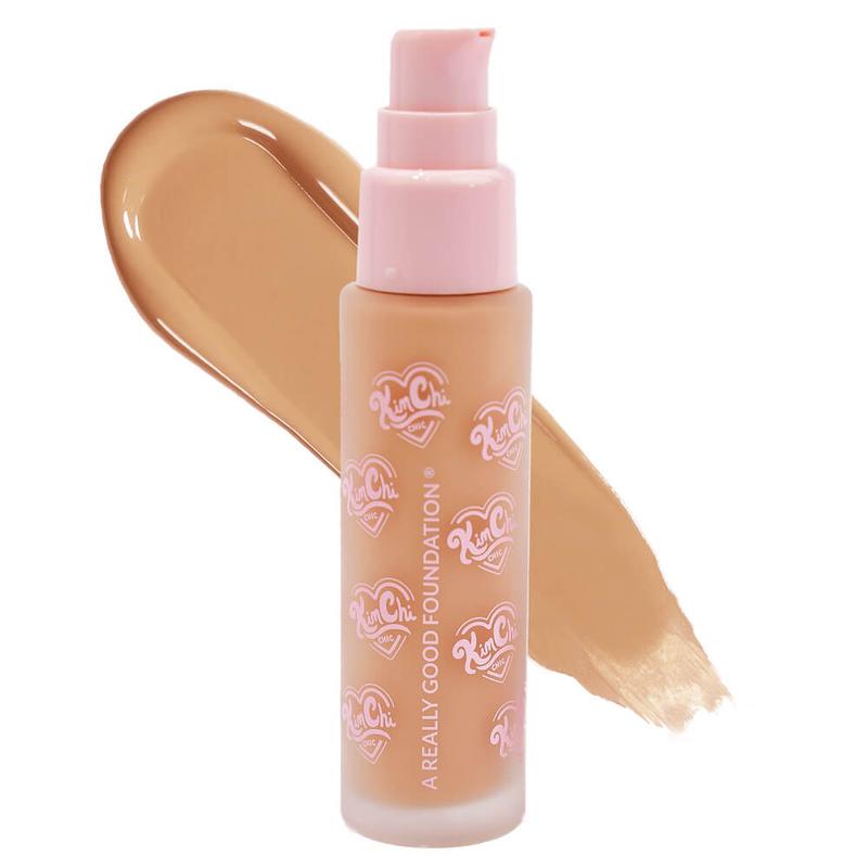 KimChi Chic A Really Good Foundation - Full Coverage - Vegan - Can also use as concealer Makeup Peach