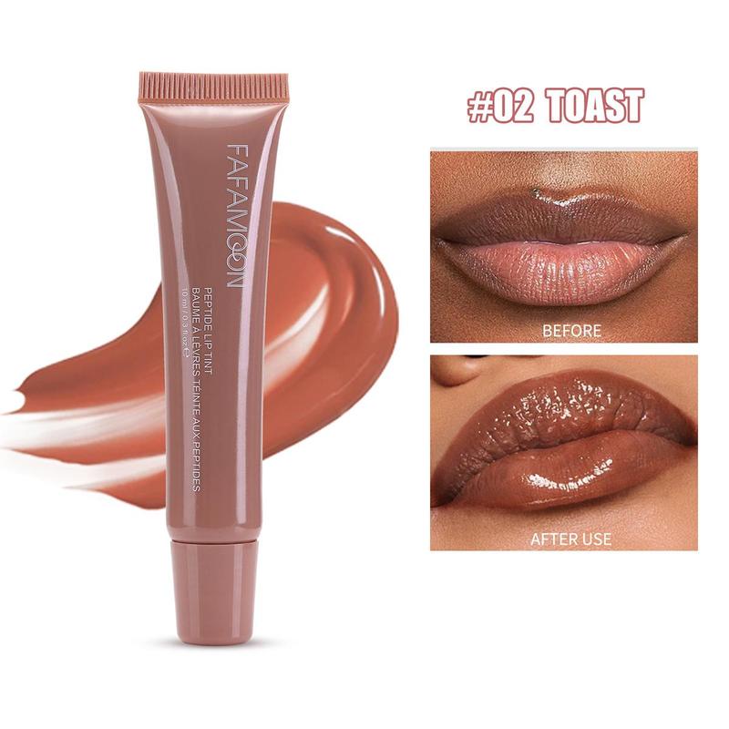 Long Lasting Lip Gloss, Tinted Moisturizing Liquid Lip Balm, Glossy Lip Glaze Stick, Plumping Lip Oil Lip Stick for All Occasions Makeup, Girls and Women