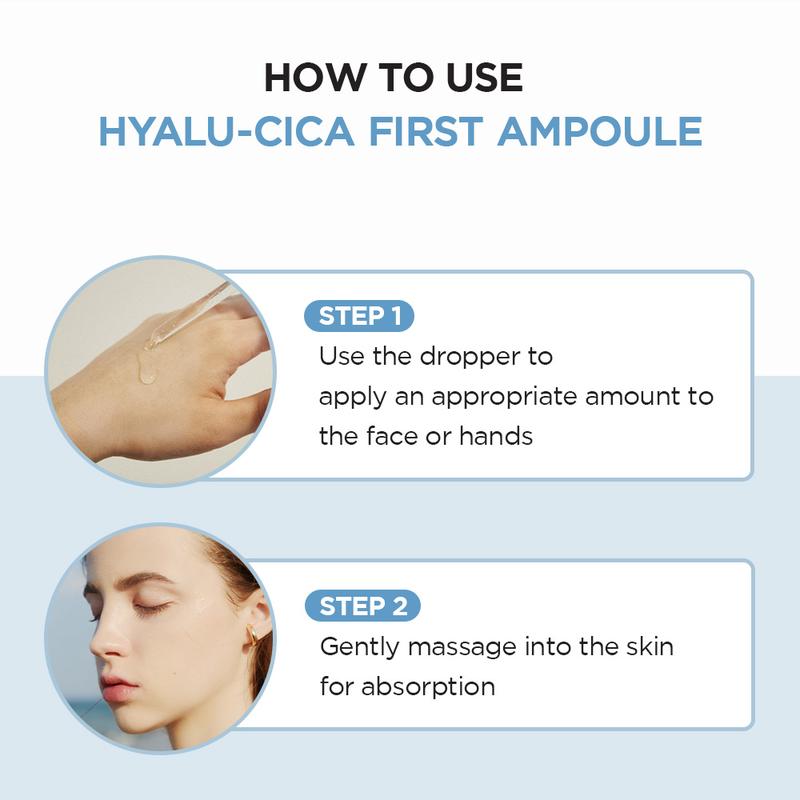 [SKIN1004 Official Shop] Hyalu-CICA First Ampoule 3.38 fl. oz, 100ml, Soothing Hydration Dry Skin