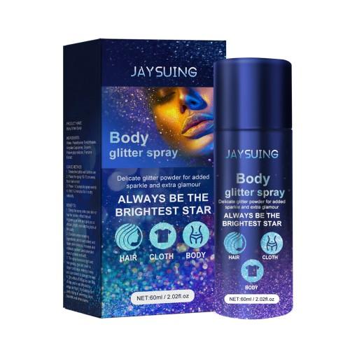 Jaysuing Glitter Spray Evening Mood Brightening Glitter Highlighter Spray