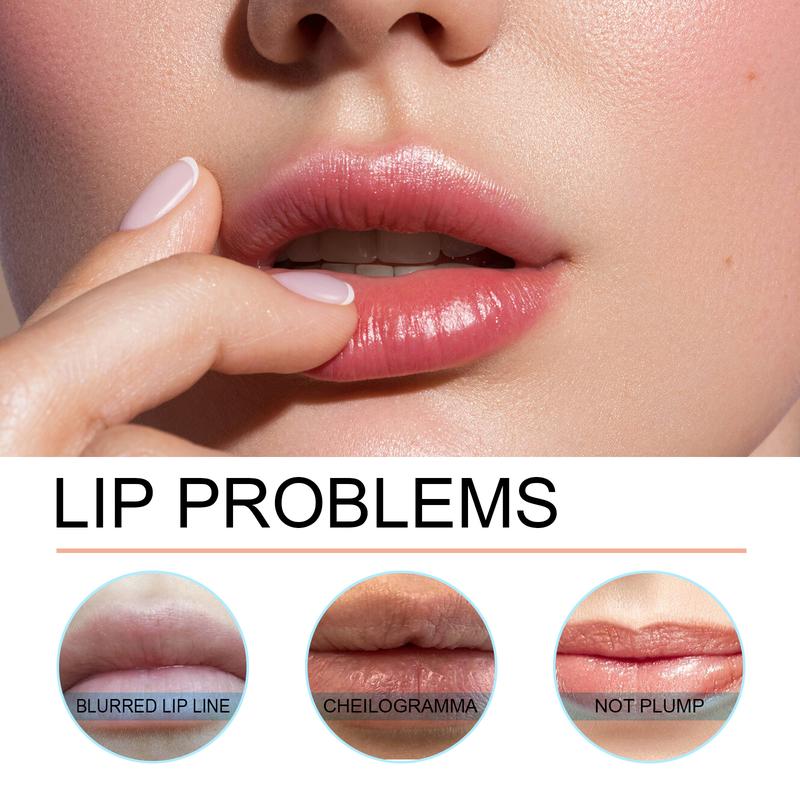 Peel-off lip liner, outline lip shape, highlight lip color, waterproof and non-smudge peel-off lip liner, lip brush