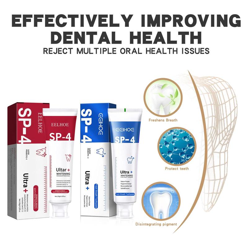 Probiotic Brightening Toothpaste, Deep Cleaning Toothpaste, Oral Care Toothpaste for Teeth and Gums, Dental Care Products for Men and Women