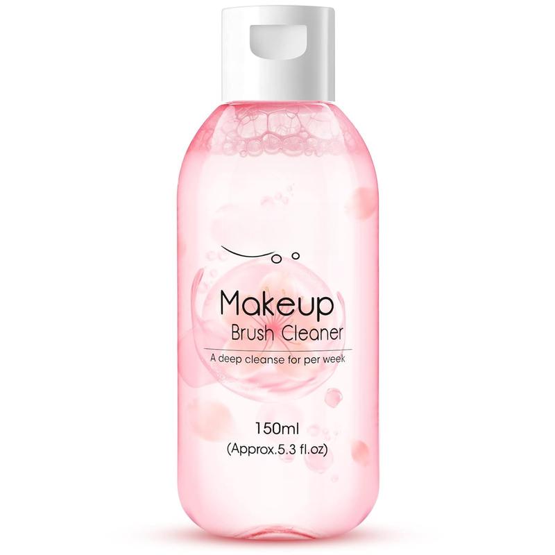 Makeup Brush Cleaner, Make Up Brush Cleansers Solution, Makeup Cleaner for Makeup Brushes, Beauty Sponge, Powder Puff, Deep Clean Brush Shampoo, Gentle Formula Cruelty Free 5.3 FL.OZ