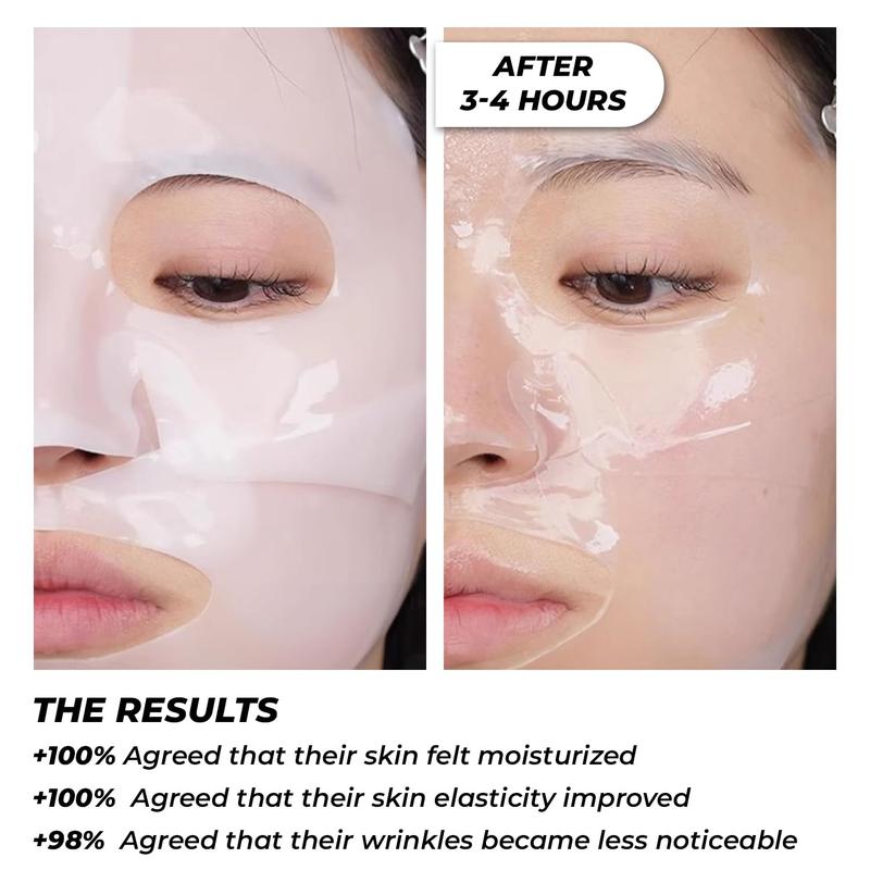 Bio-Collagen  Deep Mask,Hydrating Overnight Hydrogel Mask,Deep Collagen Anti-Wrinkle Lifting Overnight Mask, elasticity,firming,and moisturizing