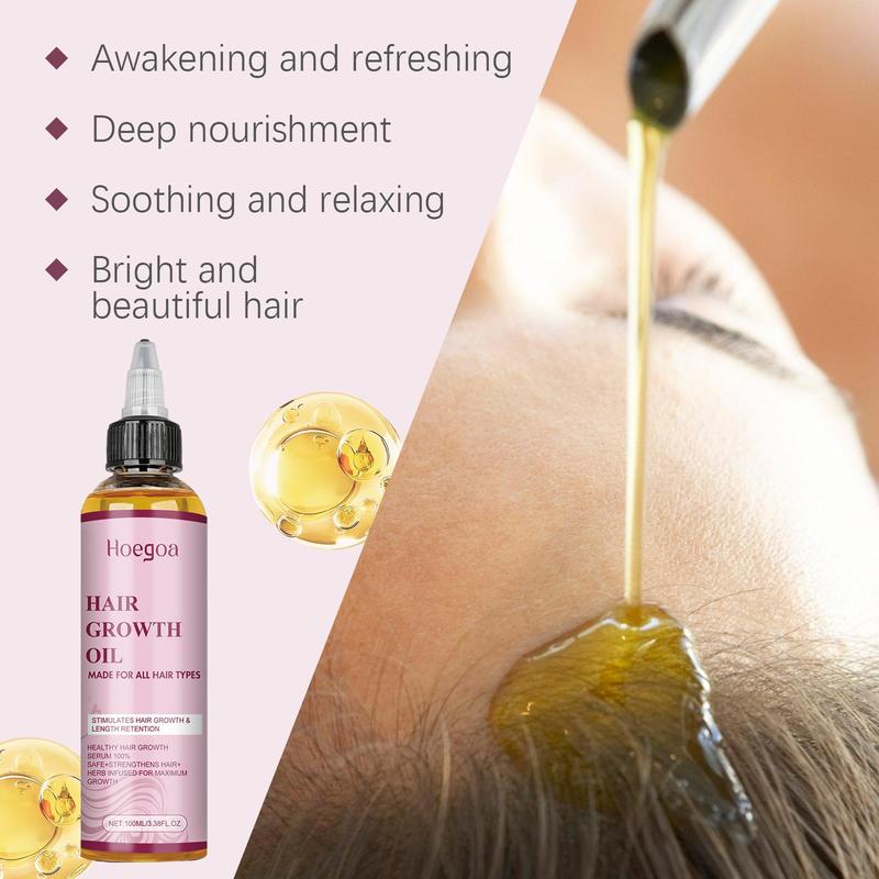 Hair Growth Oil, 1 2 Boxes Nourishing & Moisturizing Non Greasy Hair Oil, Hair Care & Styling Product for Women & Men Daily Use, Christmas Gift