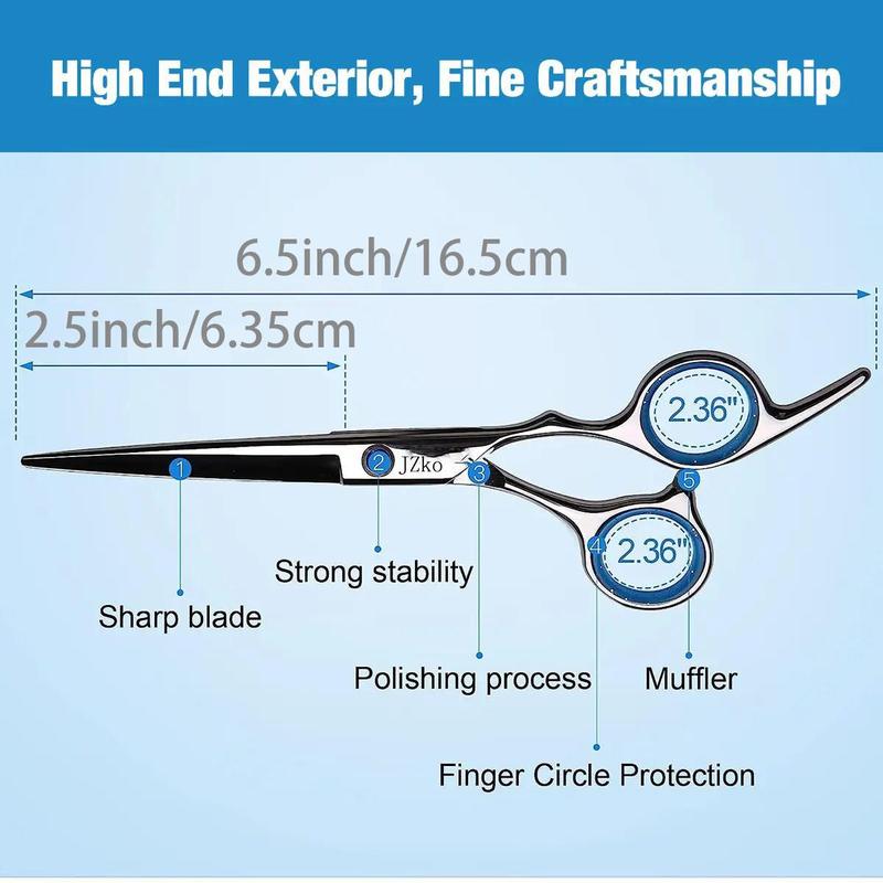 Professional Hair Cutting Scissors Hair Cutting Tool, Salon Hair Cutting Shears with Rubber Handle, Hand Sharpened Hair Cutting Tools Barber Scissors, Birthday Gifts, Christmas, Christmas Gift