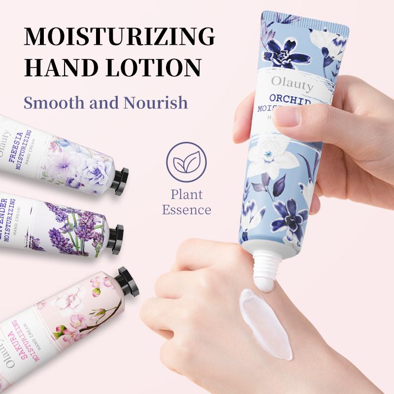 10 Pack Floral Flavor Hand Cream for Dry Cracked Hands, Natural Moisturizing Hand Lotion Travel Size,Birthday Gifts,Teacher Appreciation Gift, Bridesmaid Gifts for Women