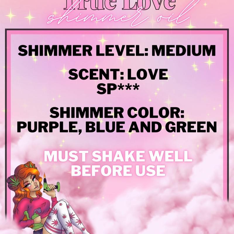 True Love Shimmer Body Oil