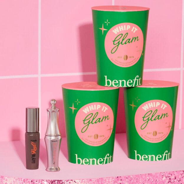 Benefit Cosmetics Whip It Glam Brow Mascara Stocking Stuffer Holiday Set