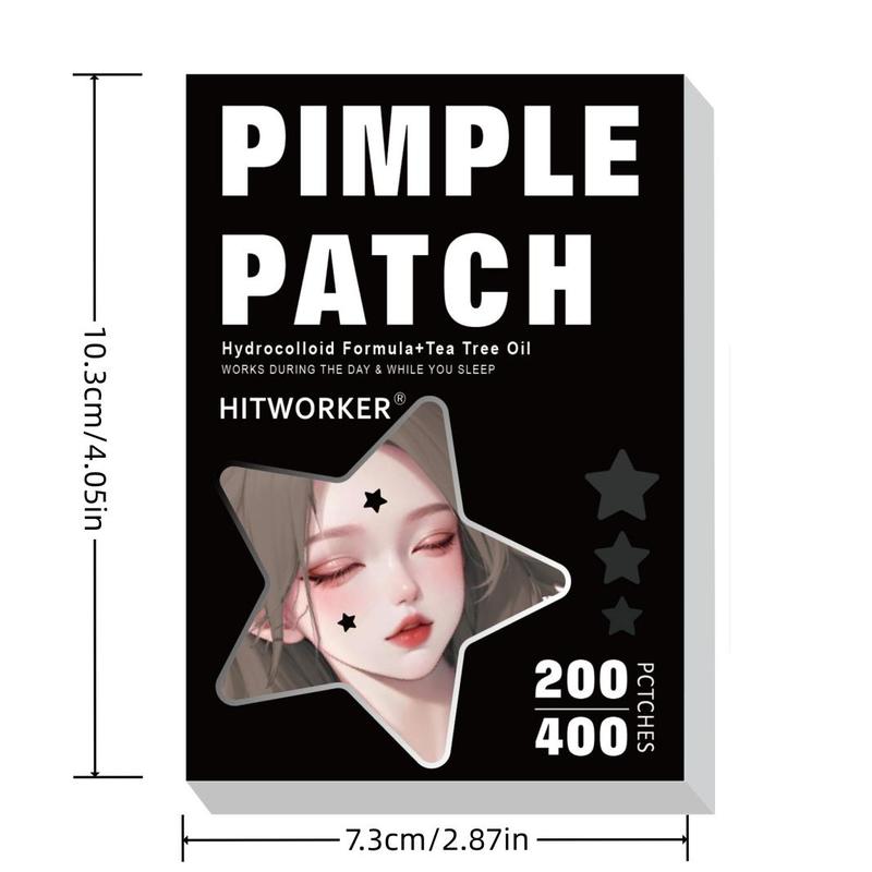 Hydrocolloid Acne Pimple Patches, 400pcs set Mixed Size Strong Adhesion Spot Sticker for Covering Face and Skin Blemishes, Beauty & Personal Skincare Product