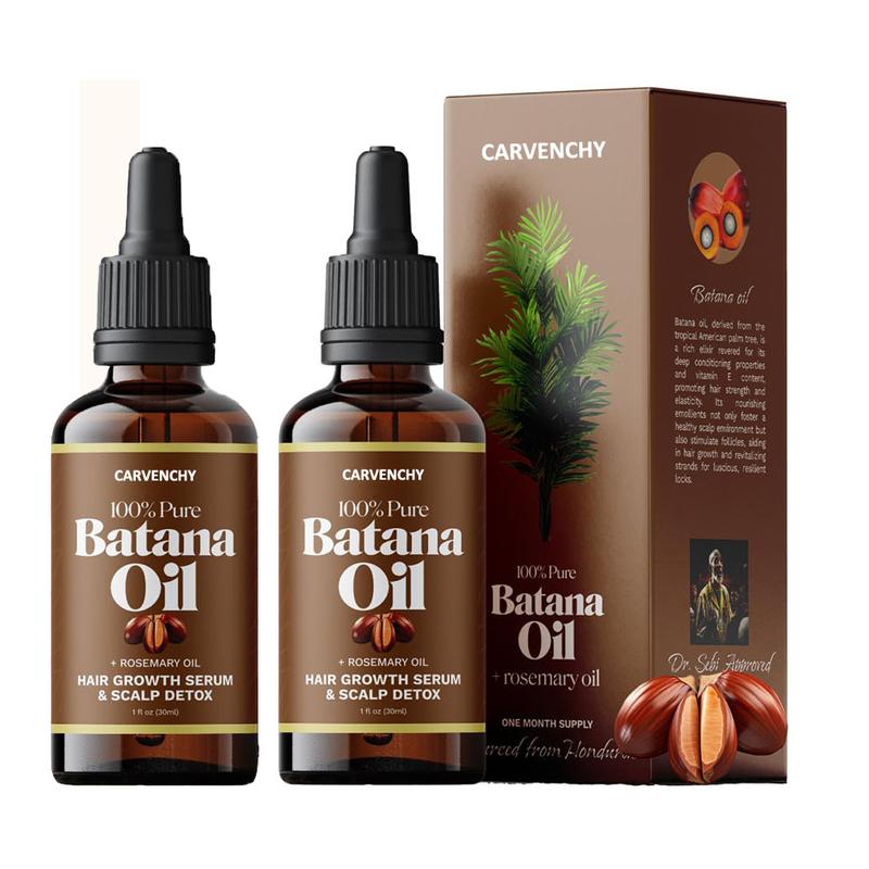 Batana Oil with Rosemary for HairGrowth - Nourish Scalp & Detox forStrong &Healthy Hair, Organic BatanaOil with Rosemary -Reduce Hair Loss &Detox Your Scalp (30 mL) Haircare Rosemary Oil