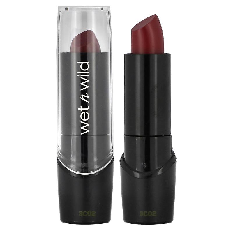 wet n wild Silk Finish Lipstick, 535D Black Orchid, 0.13 oz (3.6 g)