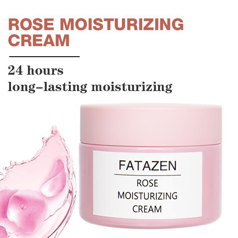 Long Lasting Hydration Damascus Rose Moisturizing Cream Aloe Vera Skin Moisturizer