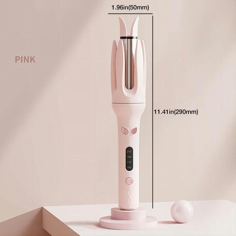 Electric Hair Curler, 4-speed Temperature Control Adjustable Hair Curler, LED Screen Hair Curling Wand for Christmas Gift, Diffuser Hair Styling Tool for Home & Salon Use, Winter & New Year Gift, Stocking Fillers, Winter Essentials