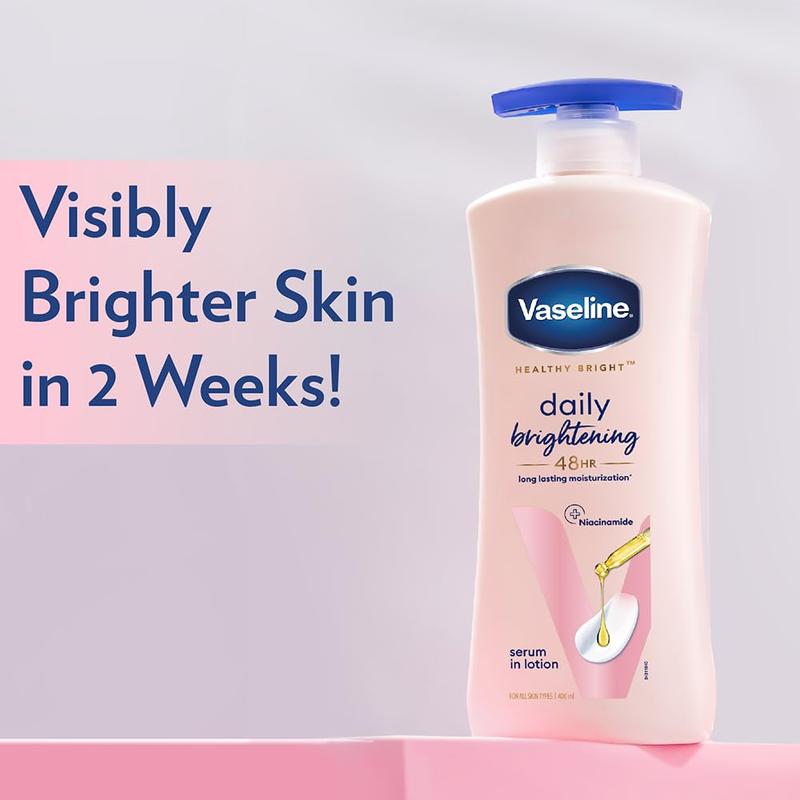 Vaseline Daily Brightening Body Lotion with Niacinamide and Triple Sunscreens, 200ml