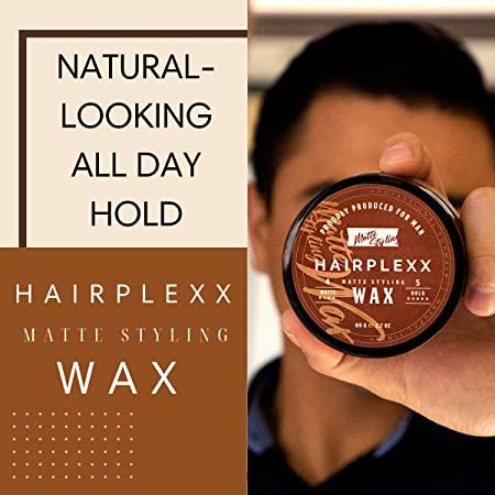 Hairplexx Bundle of Sea Salt Volume Spray and Matte Wax - Lightweight Spray with Natural Volume Look, Matte Wax to Improve Hair Texture - Paraben Free