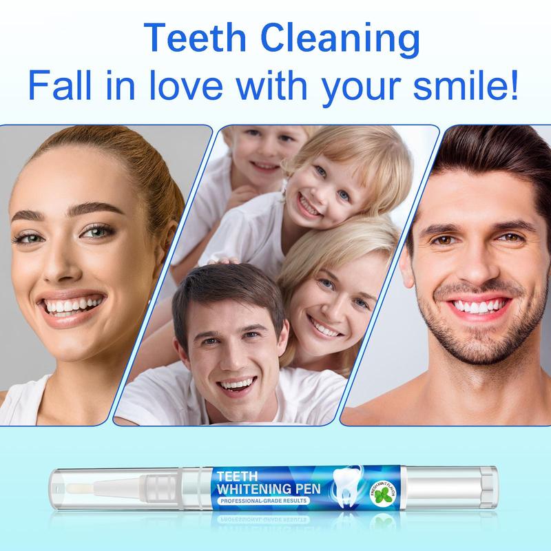 Teeth Brightening Pen, 6 Counts box Gentle Teeth Polishing Pen, Professional Teeth Brightening Products for Men & Women, Oral Care Product