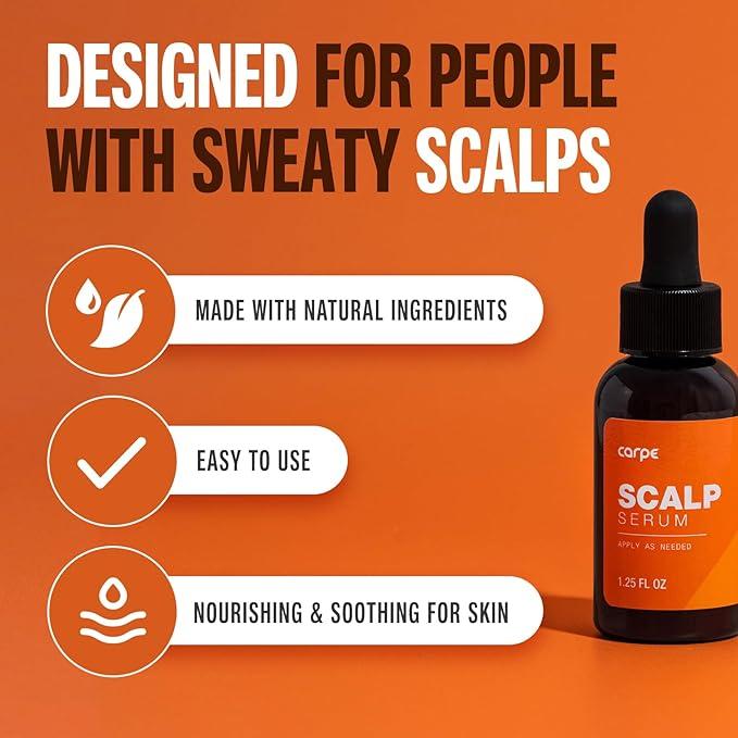 Sweaty Scalp Serum to Stop Sweaty and Oily Scalp for Comfortable Haircare Blend Powder