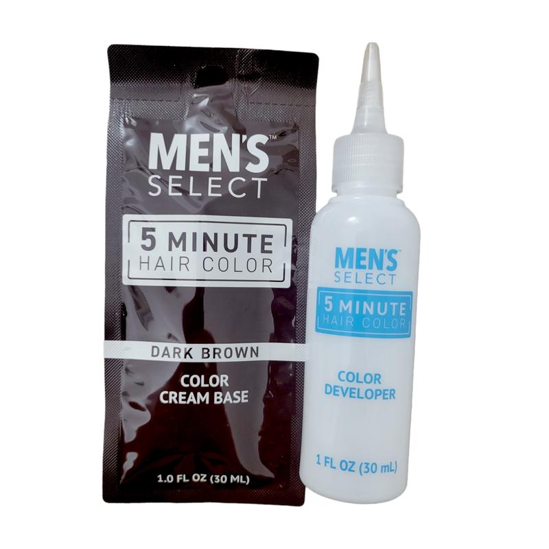 Men's Select Long Lasting Black Hair Dye for Men in just 5 min,Natural color,Ammonia-free Gentle Haircare Salon