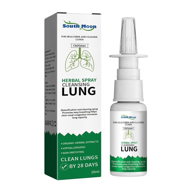 Herbal Spray Cleansing Lung, Nasal Cleansing Treatment For Runny Nose Discomfort, lung deep cleansing & detox,20ml