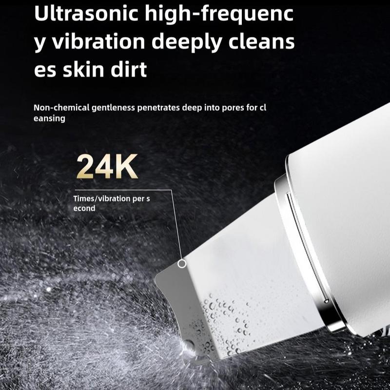 Ultrasonic Blackhead Cleaner, Rechargeable Facial Skin Care Beauty Instrument, Deep Cleansing Facial Beauty Instrument for Women & Men