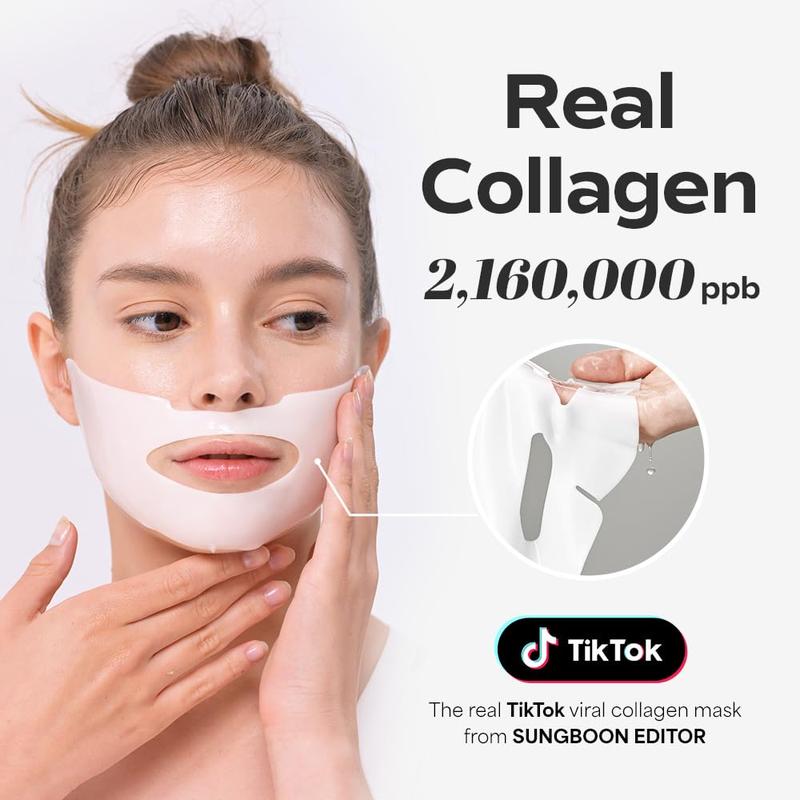 Collagen Overnight Mask, 5 Counts set Moisturizing Facial Mask, Deep Cleansing Facial Mask, Facial Skin Care Product for Women & Men