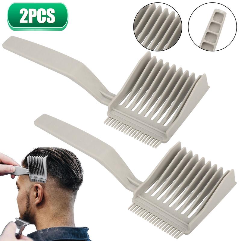 2X Blending Comb Barber Professional Hair Styling for Tapering Longer Flat Top