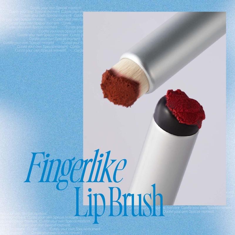 Fingerlike Silicone Lip Brush | Multi-purpose Makeup Blending Brush with Lid