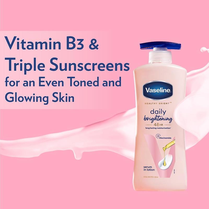 Vaseline Daily Brightening Body Lotion with Niacinamide and Triple Sunscreens, 200ml