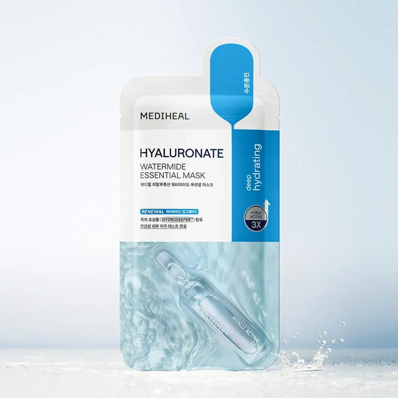 MEDIHEAL OFFICIAL Hyaluronate Watermide Essential Mask -Korean skincare