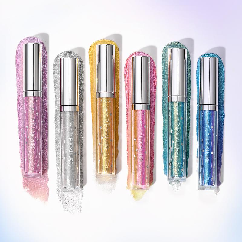 FOCALLURE Star Drifter Glitter Mascara #PK03 - Vanity of Galaxy Lash Makeup Cosmetic